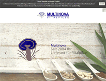 Tablet Screenshot of multinova.at